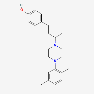 4-{3-[4-(2,5-dimethylphenyl)-1-piperazinyl]butyl}phenol