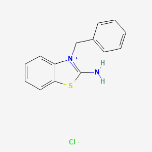 2-amino-3-benzyl-1,3-benzothiazol-3-ium chloride