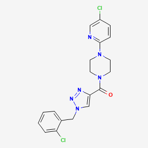 1-{[1-(2-chlorobenzyl)-1H-1,2,3-triazol-4-yl]carbonyl}-4-(5-chloro-2-pyridinyl)piperazine