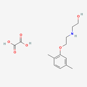 2-[2-(2,5-Dimethylphenoxy)ethylamino]ethanol;oxalic acid