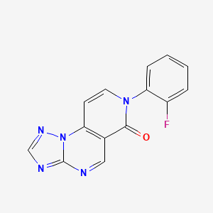 7-(2-fluorophenyl)pyrido[3,4-e][1,2,4]triazolo[1,5-a]pyrimidin-6(7H)-one