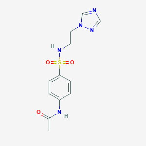 N-(4-(N-(2-(1H-1,2,4-triazol-1-yl)ethyl)sulfamoyl)phenyl)acetamide