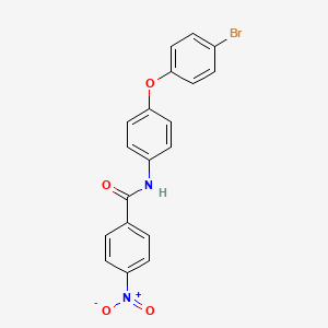 N-[4-(4-bromophenoxy)phenyl]-4-nitrobenzamide