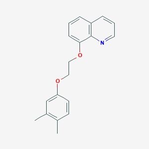 molecular formula C19H19NO2 B5002996 8-[2-(3,4-dimethylphenoxy)ethoxy]quinoline 