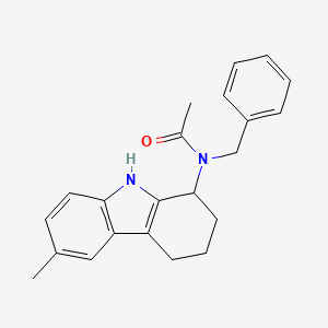 N-benzyl-N-(6-methyl-2,3,4,9-tetrahydro-1H-carbazol-1-yl)acetamide