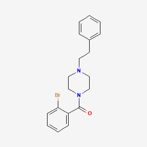 molecular formula C19H21BrN2O B5003028 1-(2-bromobenzoyl)-4-(2-phenylethyl)piperazine 