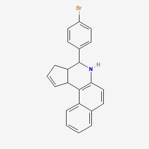 4-(4-bromophenyl)-3a,4,5,11c-tetrahydro-3H-benzo[f]cyclopenta[c]quinoline