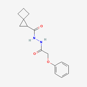 N'-(2-phenoxyacetyl)spiro[2.3]hexane-1-carbohydrazide