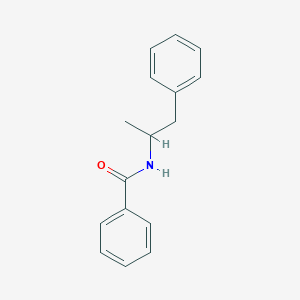 molecular formula C16H17NO B5003198 N-(1-phenylpropan-2-yl)benzamide CAS No. 1795-95-5