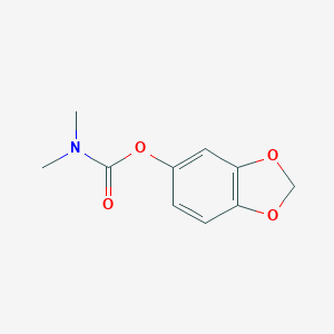 molecular formula C10H11NO4 B500324 1,3-Benzodioxol-5-yl dimethylcarbamate CAS No. 2594-29-8