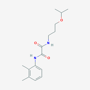 molecular formula C16H24N2O3 B5003286 N'-(2,3-DIMETHYLPHENYL)-N-[3-(PROPAN-2-YLOXY)PROPYL]ETHANEDIAMIDE 