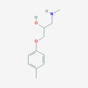 molecular formula C11H17NO2 B500330 1-(Methylamino)-3-(4-methylphenoxy)propan-2-ol 