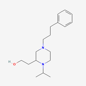 2-[1-isopropyl-4-(3-phenylpropyl)-2-piperazinyl]ethanol