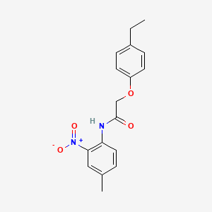 2-(4-ethylphenoxy)-N-(4-methyl-2-nitrophenyl)acetamide