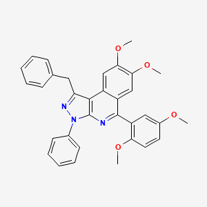 1-benzyl-5-(2,5-dimethoxyphenyl)-7,8-dimethoxy-3-phenyl-3H-pyrazolo[3,4-c]isoquinoline