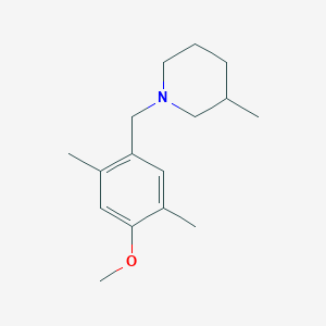 1-(4-methoxy-2,5-dimethylbenzyl)-3-methylpiperidine