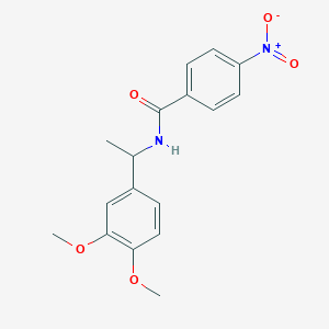 N-[1-(3,4-dimethoxyphenyl)ethyl]-4-nitrobenzamide