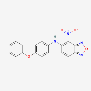 4-nitro-N-(4-phenoxyphenyl)-2,1,3-benzoxadiazol-5-amine