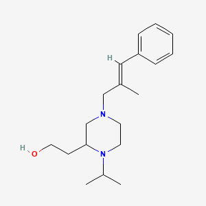 2-{1-isopropyl-4-[(2E)-2-methyl-3-phenyl-2-propen-1-yl]-2-piperazinyl}ethanol