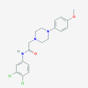 N-(3,4-dichlorophenyl)-2-[4-(4-methoxyphenyl)piperazin-1-yl]acetamide