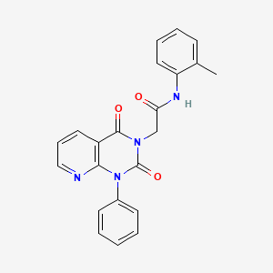 2-(2,4-dioxo-1-phenyl-1,4-dihydropyrido[2,3-d]pyrimidin-3(2H)-yl)-N-(2-methylphenyl)acetamide