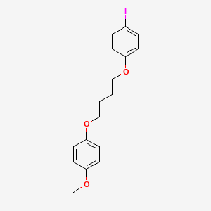 1-iodo-4-[4-(4-methoxyphenoxy)butoxy]benzene