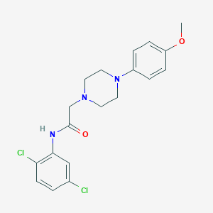 molecular formula C19H21Cl2N3O2 B500357 N-(2,5-dichlorophenyl)-2-[4-(4-methoxyphenyl)piperazin-1-yl]acetamide CAS No. 896237-72-2