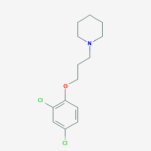 molecular formula C14H19Cl2NO B5003601 1-[3-(2,4-dichlorophenoxy)propyl]piperidine 