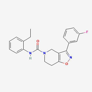 N-(2-ethylphenyl)-3-(3-fluorophenyl)-6,7-dihydroisoxazolo[4,5-c]pyridine-5(4H)-carboxamide