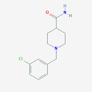 1-(3-Chlorobenzyl)piperidine-4-carboxamide