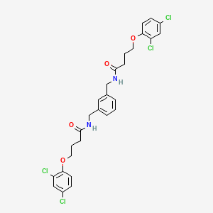 N,N'-[1,3-phenylenebis(methylene)]bis[4-(2,4-dichlorophenoxy)butanamide]