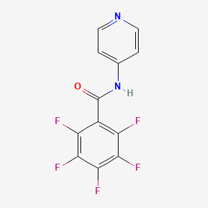 molecular formula C12H5F5N2O B5003769 2,3,4,5,6-pentafluoro-N-4-pyridinylbenzamide 