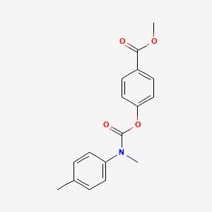 methyl 4-({[methyl(4-methylphenyl)amino]carbonyl}oxy)benzoate