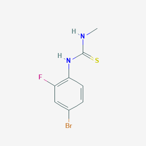 N-(4-bromo-2-fluorophenyl)-N'-methylthiourea