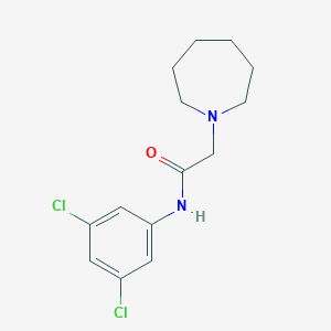 2-(1-azepanyl)-N-(3,5-dichlorophenyl)acetamide