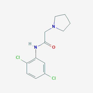molecular formula C12H14Cl2N2O B500393 N-(2,5-dichlorophenyl)-2-(1-pyrrolidinyl)acetamide CAS No. 891392-84-0