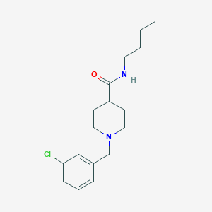 N-butyl-1-(3-chlorobenzyl)-4-piperidinecarboxamide