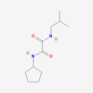 molecular formula C11H20N2O2 B5003968 N-cyclopentyl-N'-isobutylethanediamide 