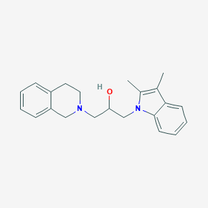 molecular formula C22H26N2O B500402 1-(3,4-dihydro-2(1H)-isoquinolinyl)-3-(2,3-dimethyl-1H-indol-1-yl)-2-propanol 