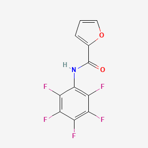 molecular formula C11H4F5NO2 B5004033 N-(pentafluorophenyl)-2-furamide 