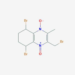 molecular formula C10H11Br3N2O2 B5004131 5,8-dibromo-2-(bromomethyl)-3-methyl-5,6,7,8-tetrahydroquinoxaline 1,4-dioxide 