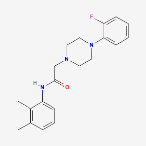 N-(2,3-dimethylphenyl)-2-[4-(2-fluorophenyl)-1-piperazinyl]acetamide