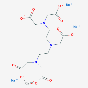 molecular formula C₁₄H₁₈CaN₃Na₃O₁₀ B050042 三钠钙螯合物 CAS No. 12111-24-9