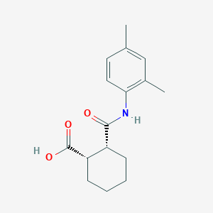 molecular formula C16H21NO3 B500420 2-[(2,4-Dimethylanilino)carbonyl]cyclohexanecarboxylic acid 