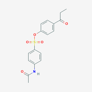 4-Propionylphenyl 4-acetamidobenzenesulfonate