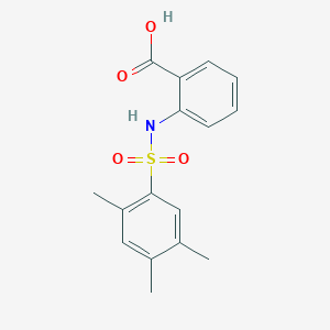 2-{[(2,4,5-Trimethylphenyl)sulfonyl]amino}benzoic acid