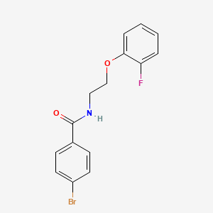 4-bromo-N-[2-(2-fluorophenoxy)ethyl]benzamide