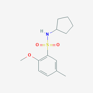 N-cyclopentyl-2-methoxy-5-methylbenzenesulfonamide