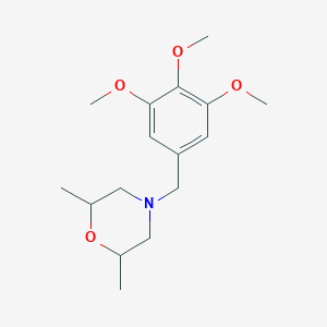 2,6-dimethyl-4-(3,4,5-trimethoxybenzyl)morpholine