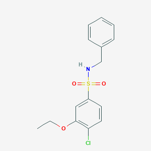 N-benzyl-4-chloro-3-ethoxybenzenesulfonamide
